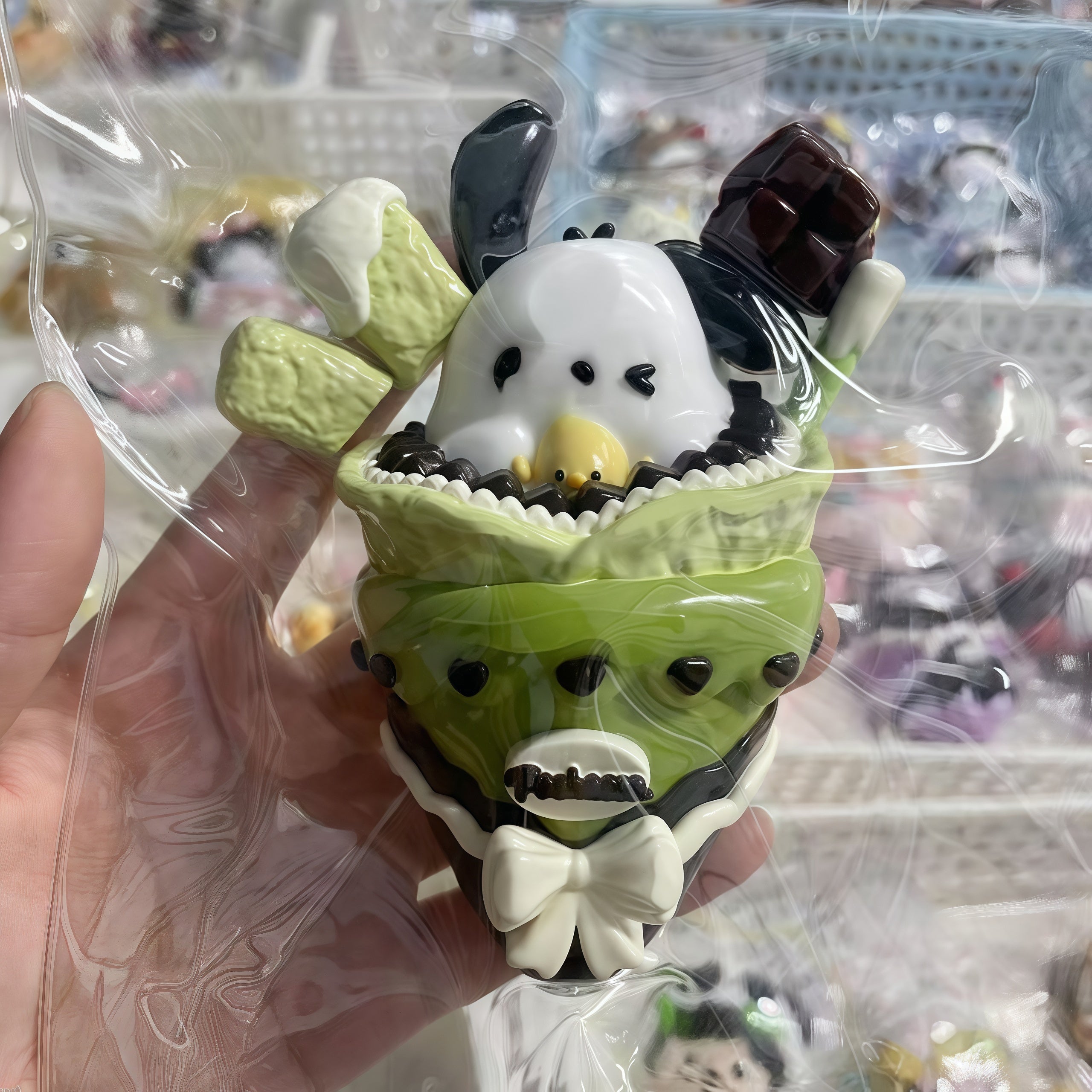 Kuromi Ice Cream Squishy – A Goth - Cute Stress Reliever 🍨🖤