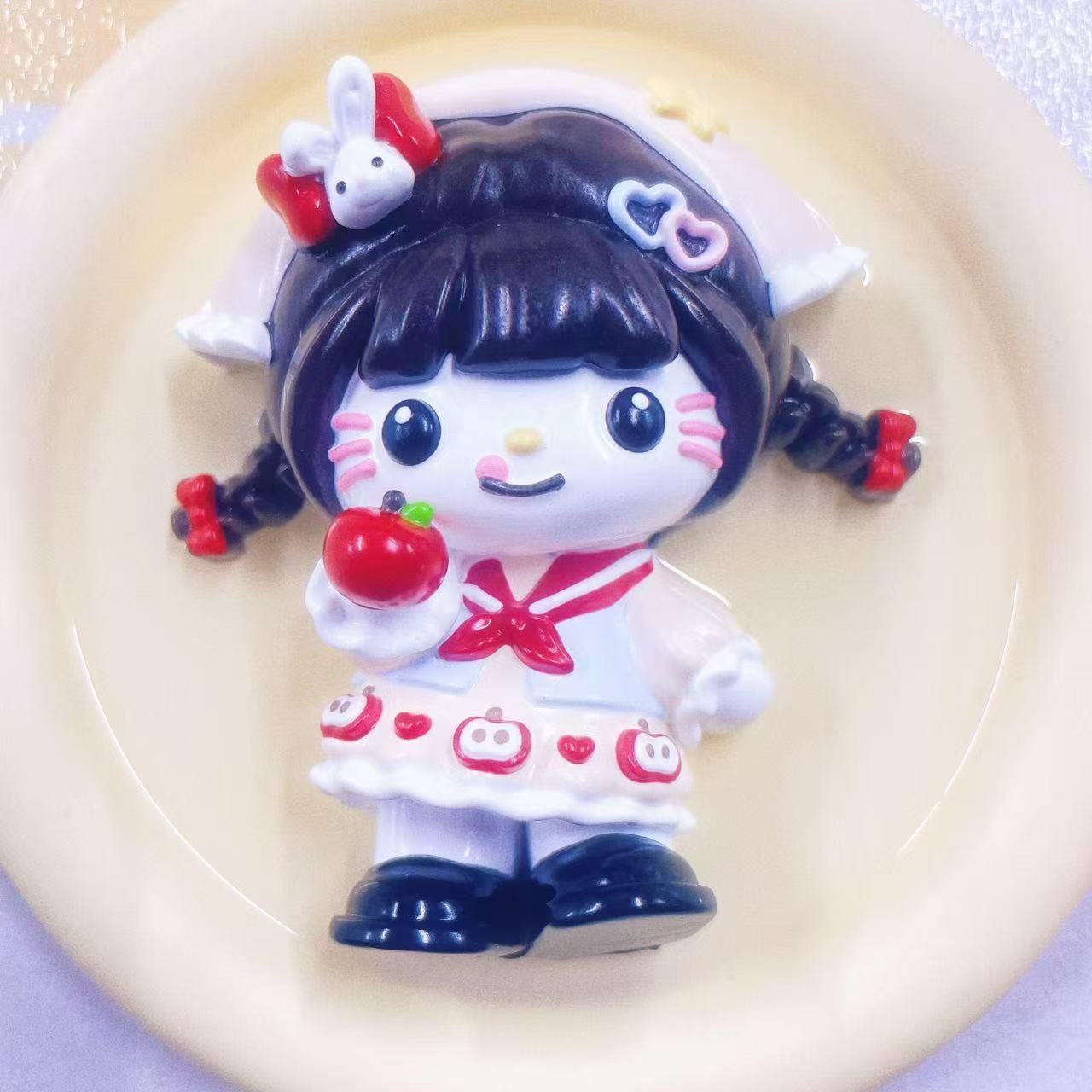 Kawaii Strawberry Cat Girl Squishy Toy – Cute Stress Relief Slow Rising