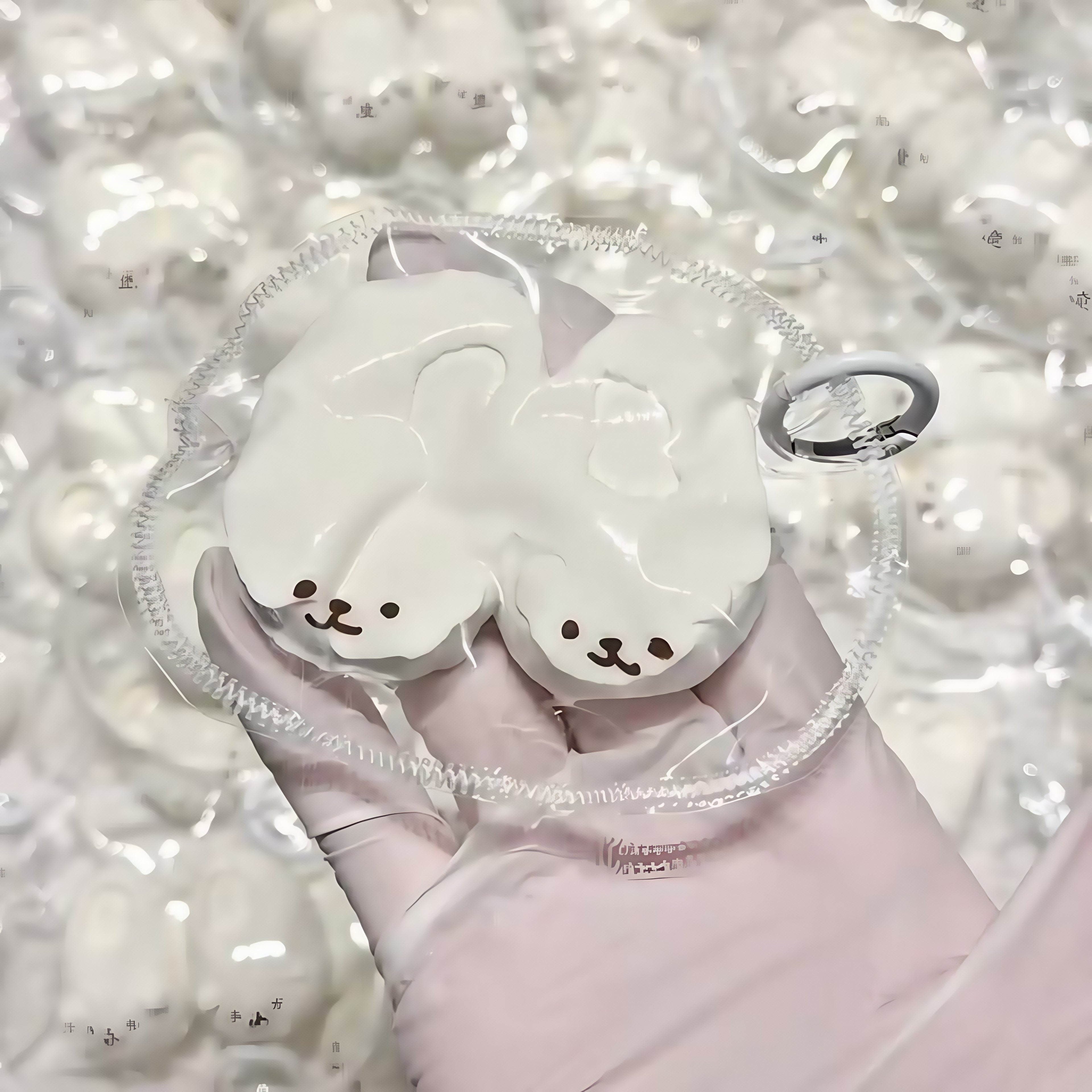 Adorable Bear Slipper Keychains: Squishy Cuteness On - the - Goπ»