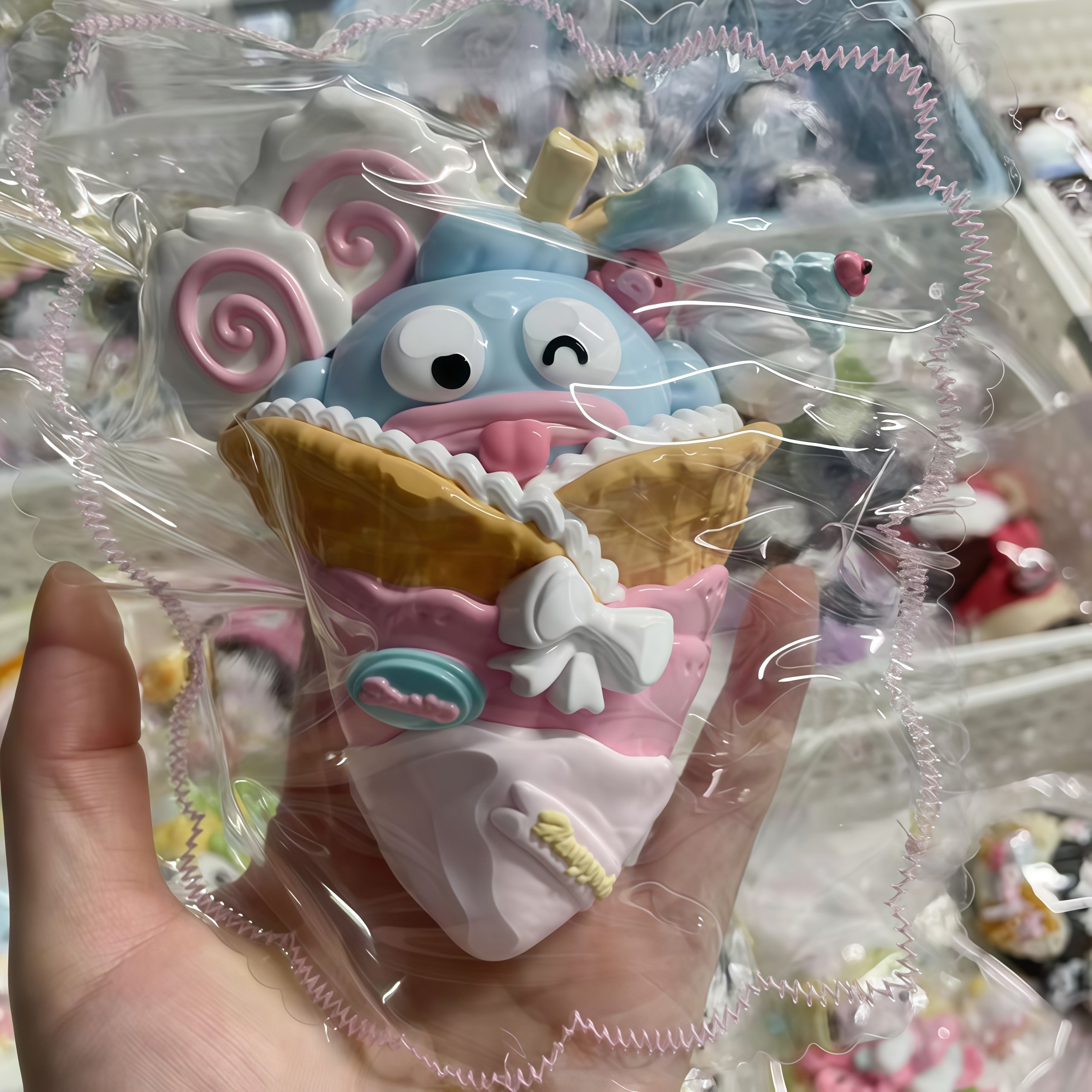 Kuromi Ice Cream Squishy – A Goth - Cute Stress Reliever 🍨🖤