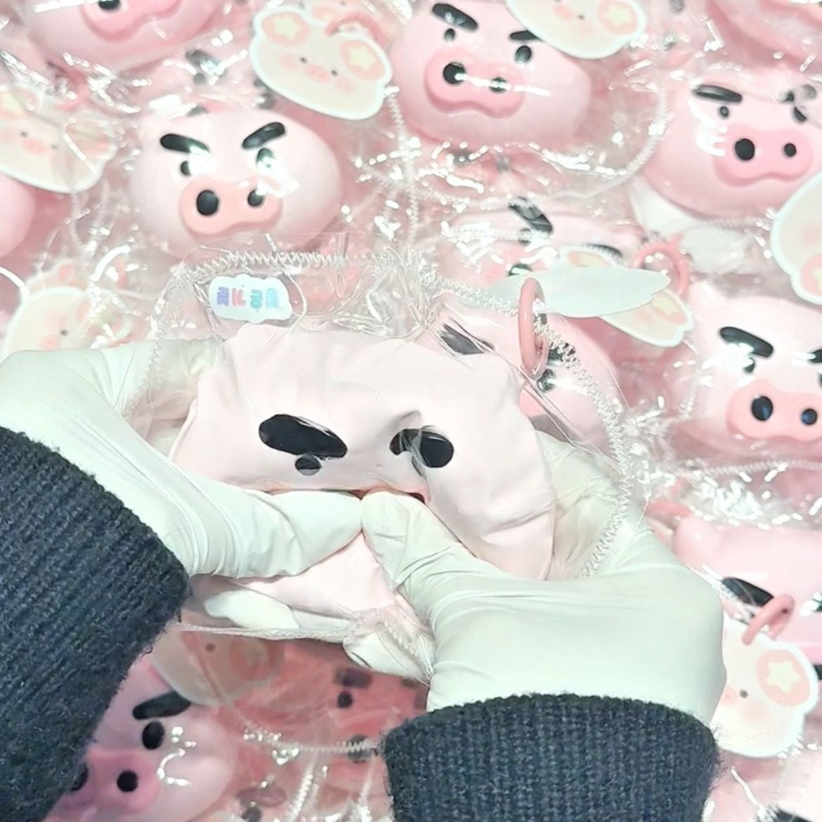 Angry - Eyebrow Piggy Squishy: Cute & Quirky Stress Relief🐷