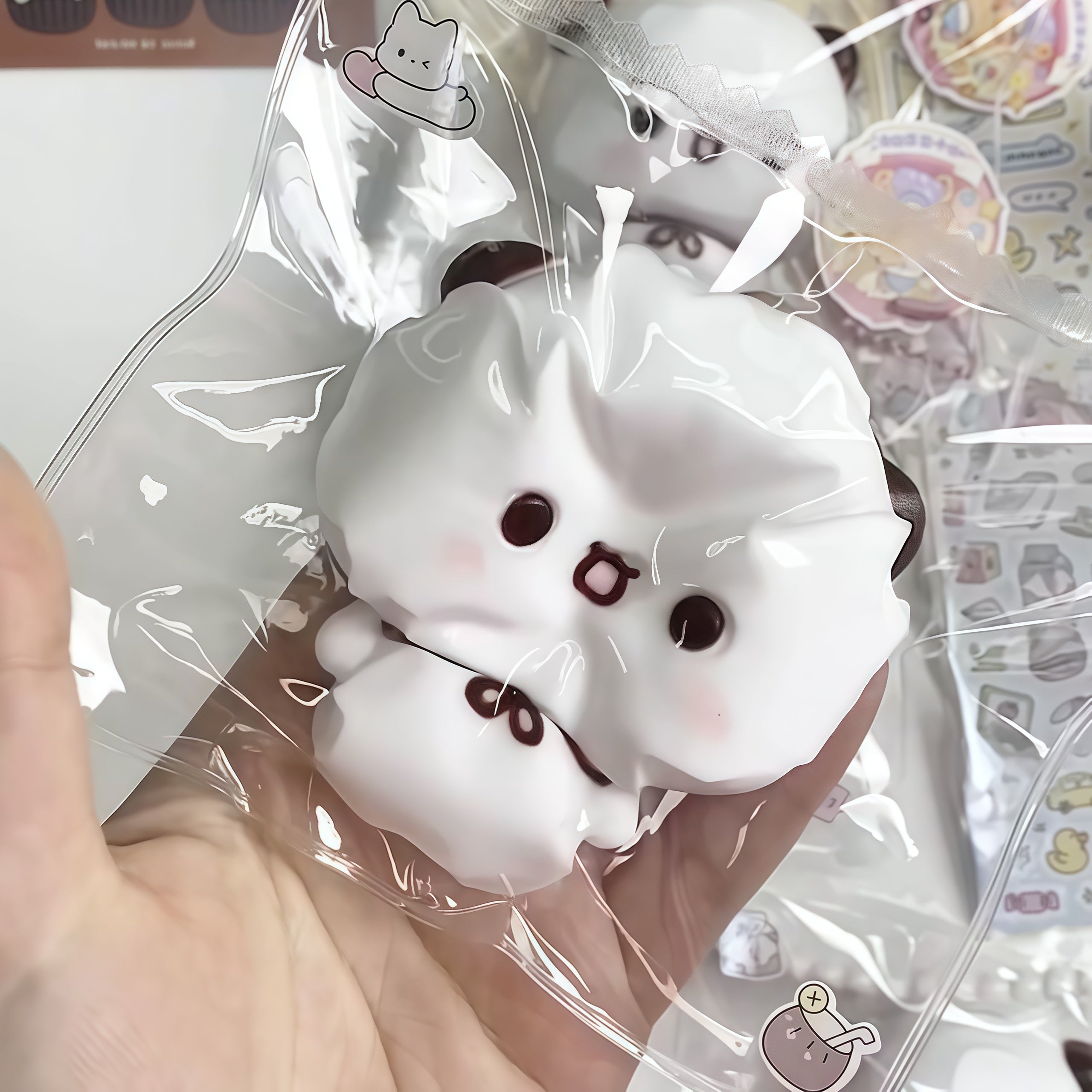 Adorable Panda Squishy Toy: Squeeze Your Stress Away! 🐻‍❄️